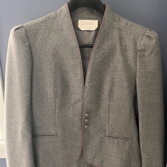 Vintage gray wool jacket 10 - Picture 1 of 4